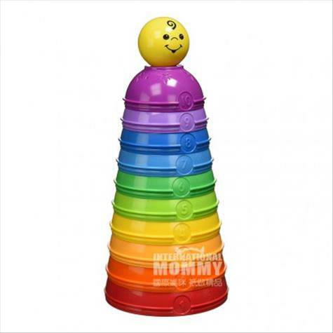 Fisher Price American rainbow stack cup pyramid toys