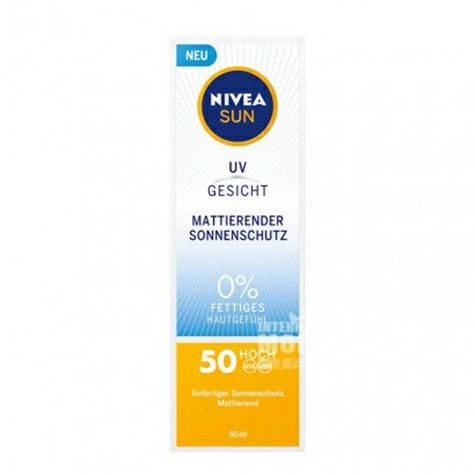 NIVEA German matte sunscreen LSF50 ...