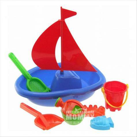Bieco Germany beach toy sailboat set 7 pieces