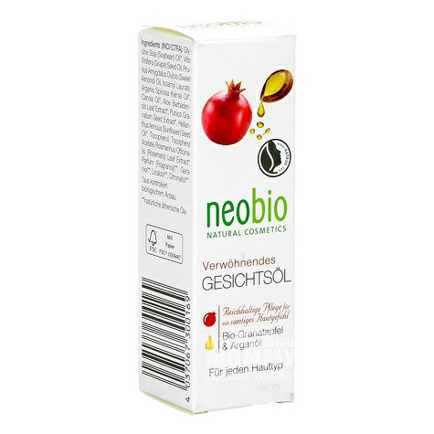 neobio Germany Organic pomegranate argan facial oil