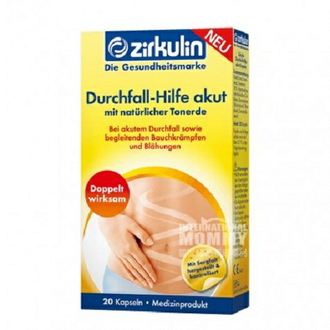 Zirkulin Germany first aid capsule for diarrhea