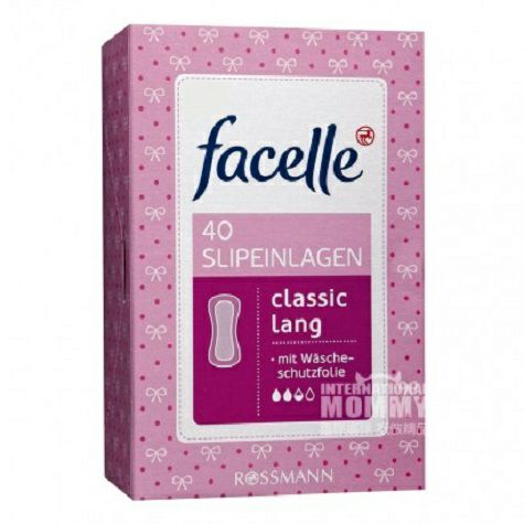 Facelle German classic breathable sanitary pad 2.5 drops 40 pieces, overseas local original