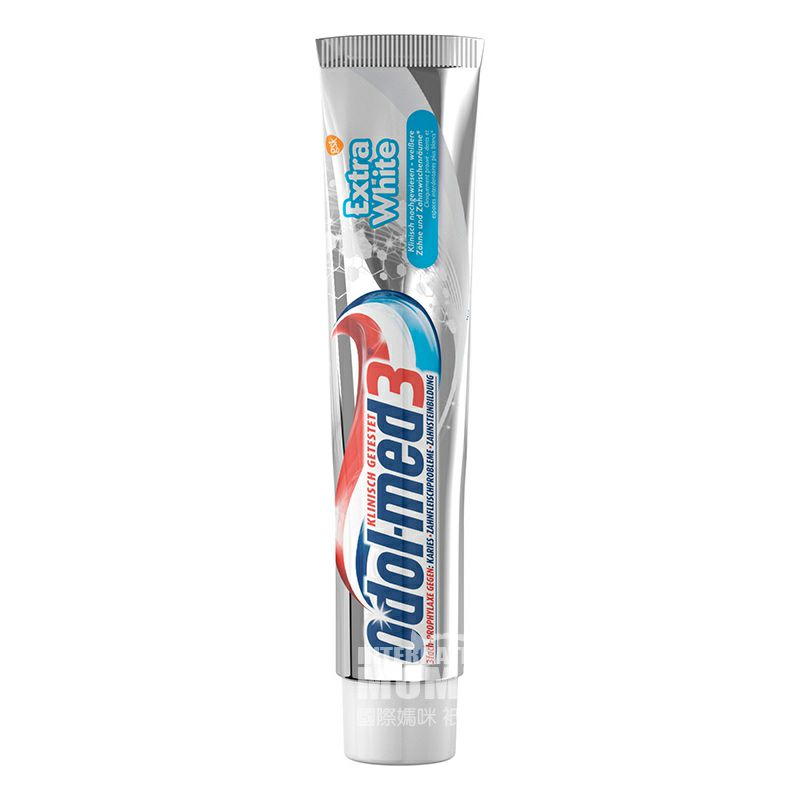 Odol·med3 German super whitening solid teeth adult toothpaste*2 Overseas local original