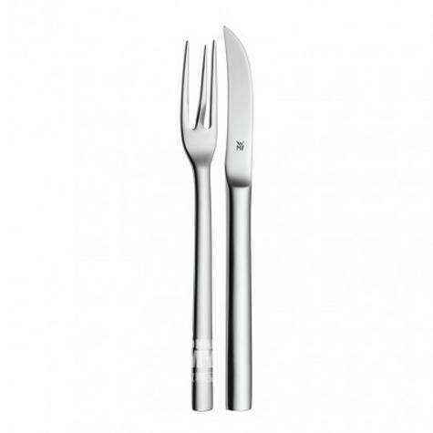 WMF two piece set of polished stainless steel potato knife and fork