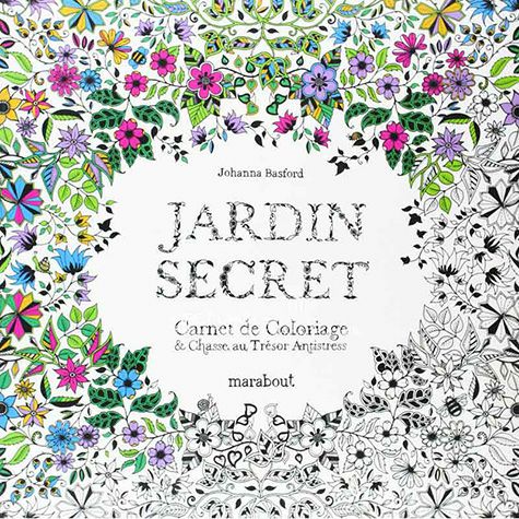 Jardin Garden British hand-painted coloring book French version Overseas local original