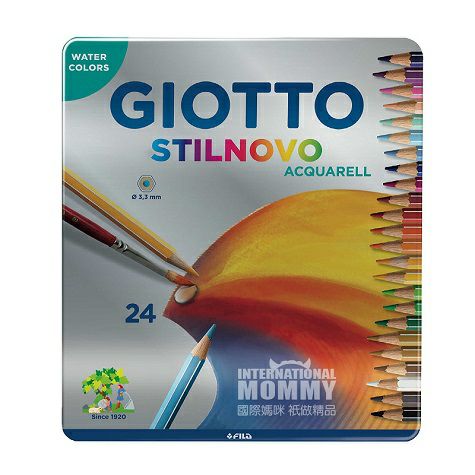 GIOTTO Italy 24-color water-soluble...