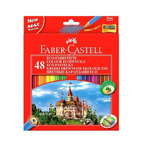 FABER-CASTELL German 48-color water-soluble colored pencils original overseas
