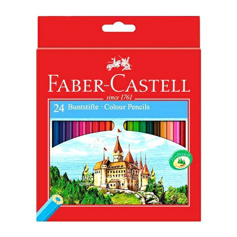 FABER-CASTELL German 24-color water-soluble colored pencils, original overseas version