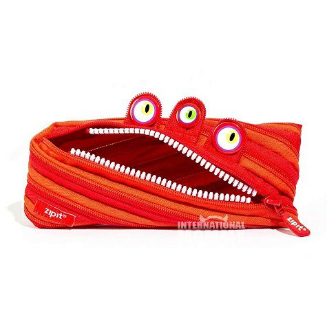 ZIPIT Israel zipper pencil case red...