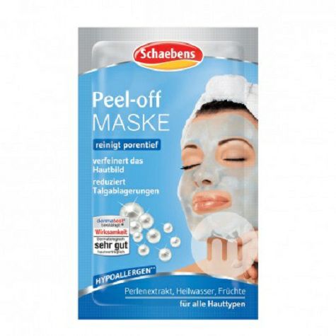 Schaebens German Pearl Essence Peeling Mask*10 Original Overseas