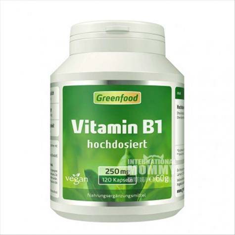 Greenfood Netherlands Vitamin B1 250mg capsules 120 capsules Overseas local original