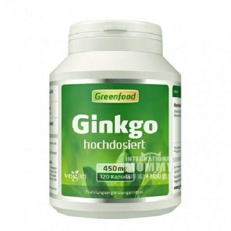 Greenfood Holland Ginkgo biloba extract capsules 120 Capsules