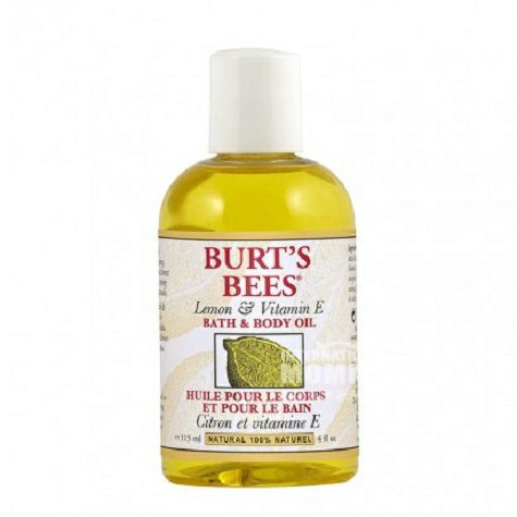 BURT`S BEES American lemon essential oil bath massage oil