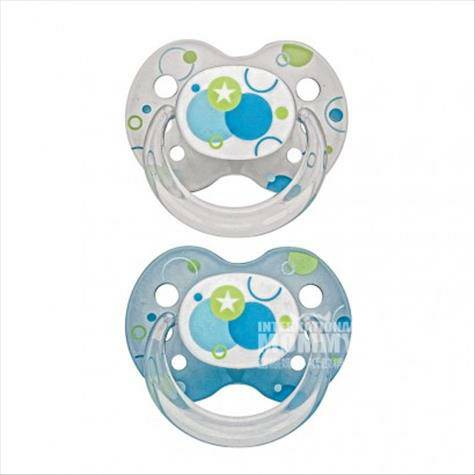 Babydream Germany star embellishment silicone pacifier more than 0 months 2 Pack