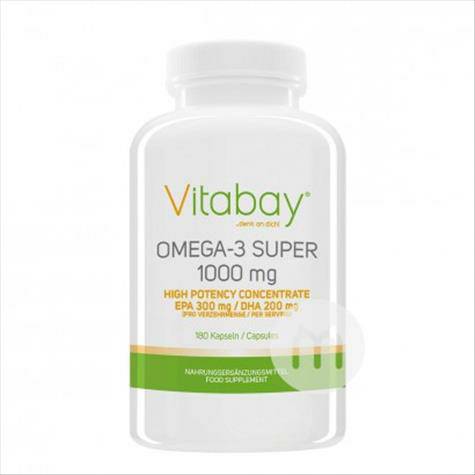 vitabay German 180 omega-3 fish oil capsules Overseas local original