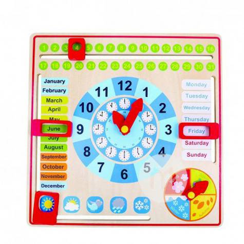 Tooky Toy Germany baby calendar clo...