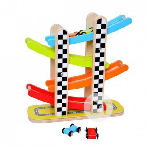 Tooky Toy Germany wooden racing tra...