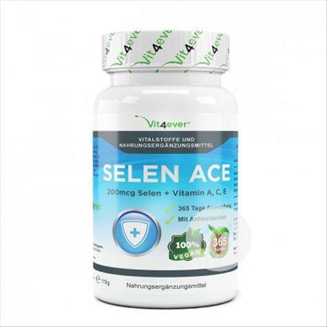 Vit4ever Germany Selenium + Vitamin ACE Tablets Overseas local original