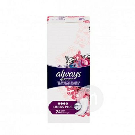 Always German discreet series sanitary pad without wing 4 drops of water 24 pieces*2 overseas local original