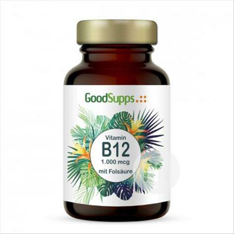 GoodSupps German Vitamin B12 + foli...
