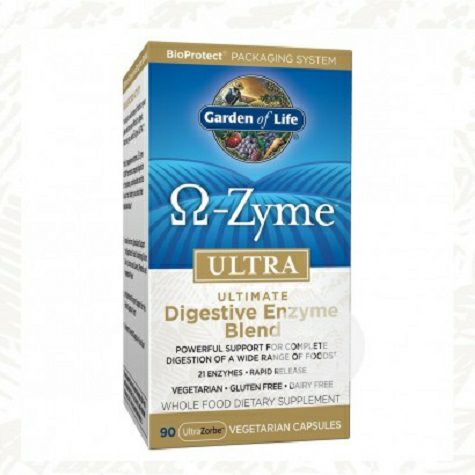 Garden of Life American digestive enzyme capsules 90 Capsules
