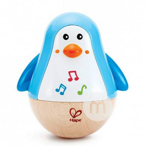 Hape Germany Music Penguin tumbler toy