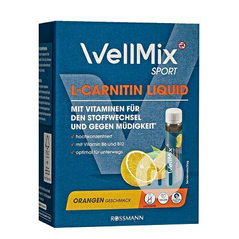 WellMix German L-carnitine liquid Anping orange flavor * 4