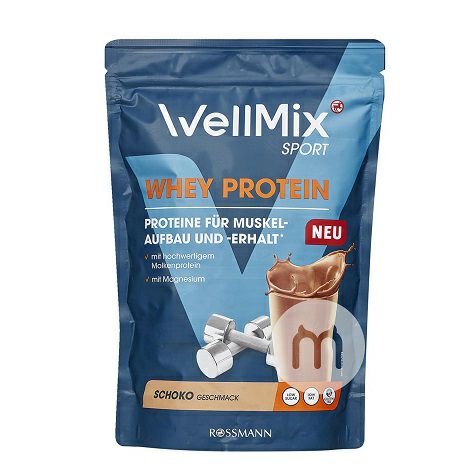 WellMix German whey protein chocolate flavor meal replacer