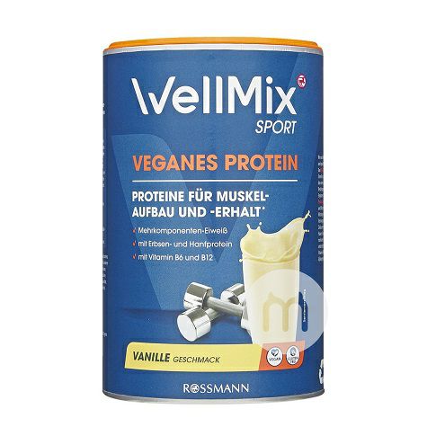 WellMix German protein powder vanil...