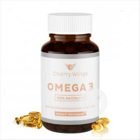 Cherry Wings German Omega 3 high-dose fish oil capsules Overseas local original