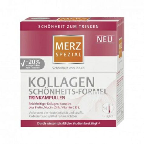 MERZ Germany collagen beauty formula drinking ampoule