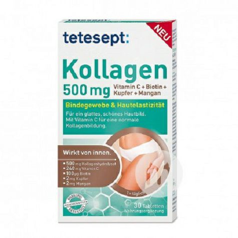 Tetesept Germany collagen 500mg nutrition supplement