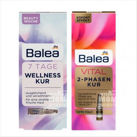 [4 pieces]Balea German Hyaluronic Acid 7 Days Revitalizing Essence Ampoule*2+Two-phase Essential Oil Revitalizing Ampoul