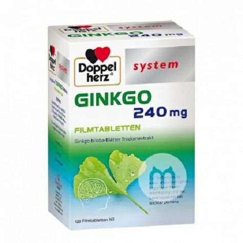 Doppelherz Germany 240mg Ginkgo biloba extract 120 tablets