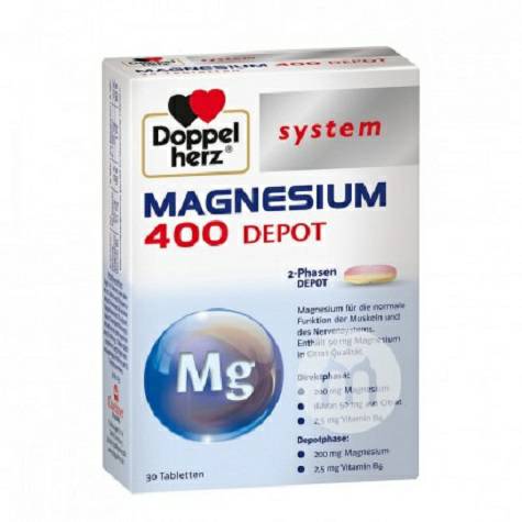 Doppelherz German Magnesium 400mg T...