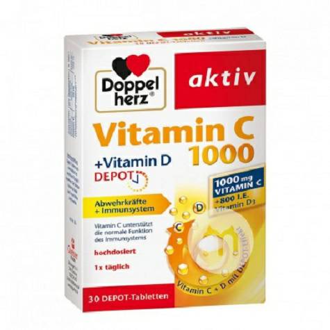 Doppelherz German Vitamin C+Vitamin...