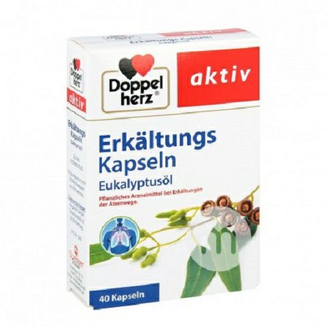 Doppelherz Germany cough relieving eucalyptus oil capsule