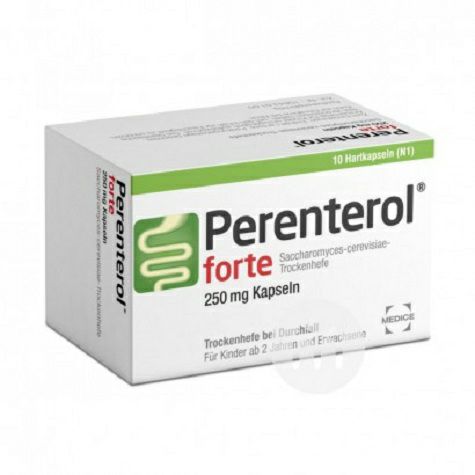 Perenterol Germany antidiarrheal gastroenteric yeast 250mg capsules 10 capsules