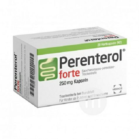 Perenterol Germany antidiarrheal gastroenteric yeast 250mg capsules 20 capsules