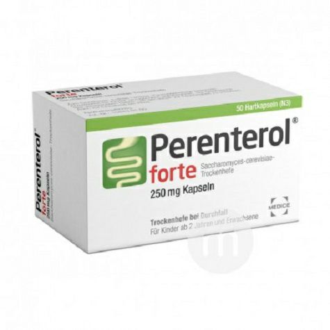 Perenterol Germany antidiarrheal gastroenteric yeast 250mg capsules 50 capsules