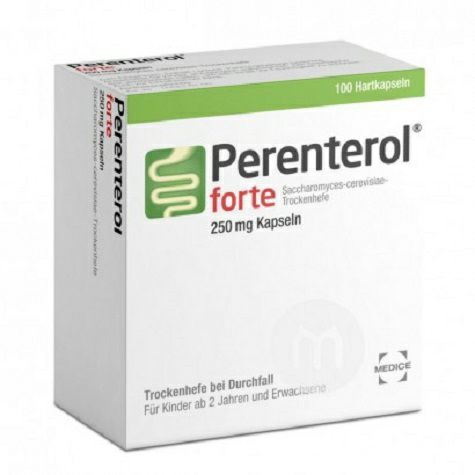 Perenterol Germany antidiarrheal gastroenteric yeast 250mg CAPSULES 100 Capsules