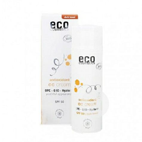 ECO Germany Cosmetics Anti-aging & Firming CC Cream SPF50 Dark Color Original Overseas