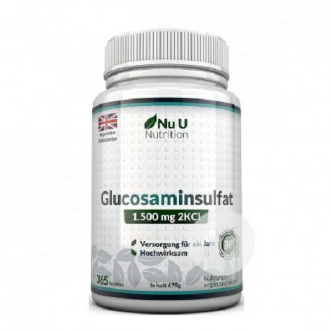 Nu U UK glucosamine sulfate 1.500mg 2kci tablet