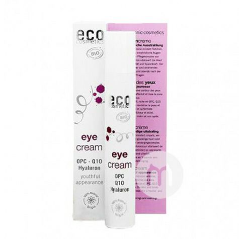 ECO Germany ECO Cosmetics Q10 and Hyaluronic Acid Eye Cream Original overseas version
