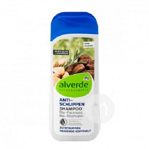 Alverde German organic rosemary cleansing anti-dandruff shampoo overseas local original