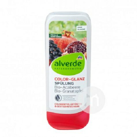 Alverde German Organic Acai Berry Red Pomegranate Hair Coloring Conditioner Original Overseas