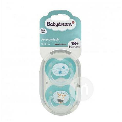 Babydream Germany star giraffe silicone pacifier more than 18 months 2 Pack