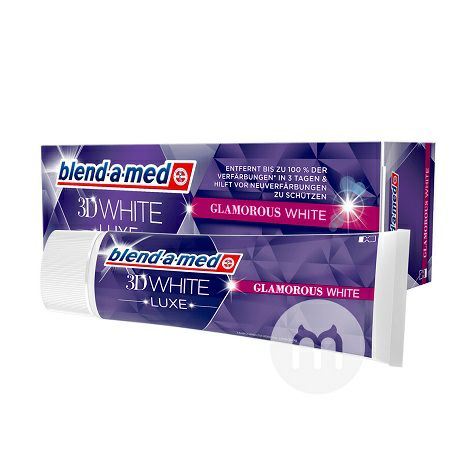 Blend.a.med German 3D Luxury Shining Whitening Toothpaste Original Overseas Local Edition
