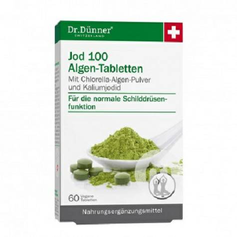Dr. Dunner German Iodine 100 Seaweed Tablets Overseas Local Original
