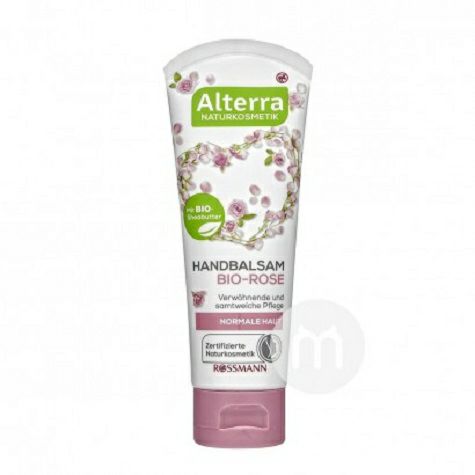 Alterra German Organic Rose Moisturizing Hand Cream